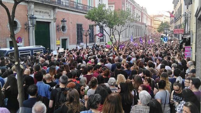 Manifestación contra sentencia por caso de La Manada