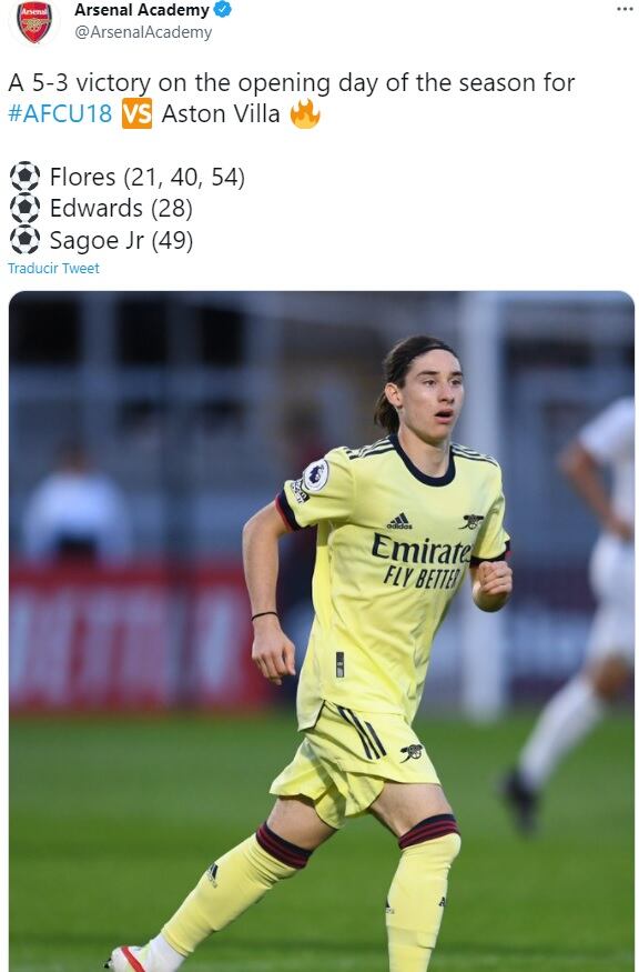 Arsenal sobre Marcelo Flores