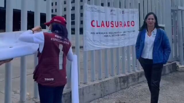 Lía Limón y el INVEA clausuraron una obra en Santa Fe