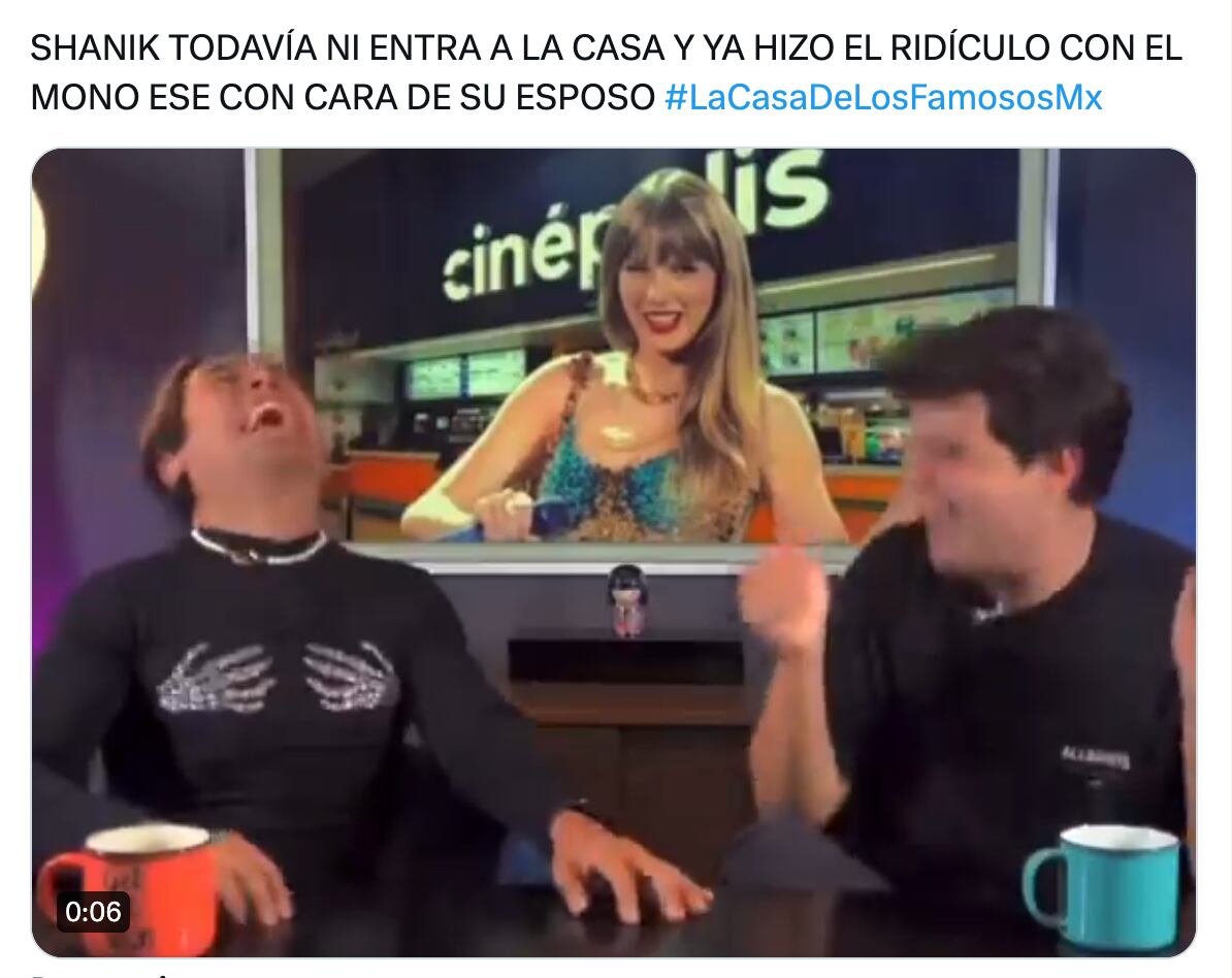 Meme de Shanik Berman en La Casa de los Famosos México 2024