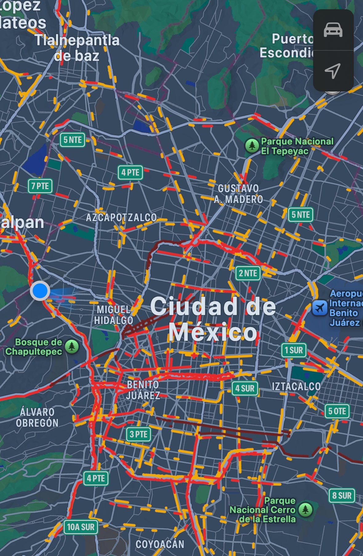 Mapa exhibe que CNTE volvió a colapsar la CDMX