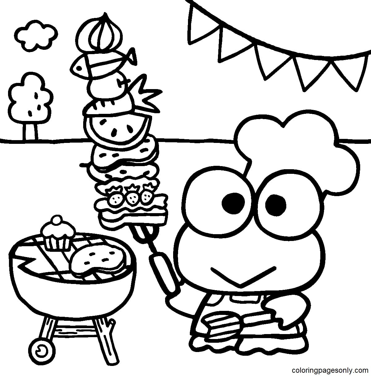 Dibujos cumpleaños Keroppi