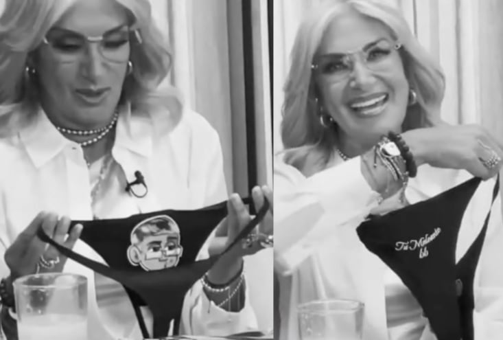 El Malilla le regala tanta a Adela Micha