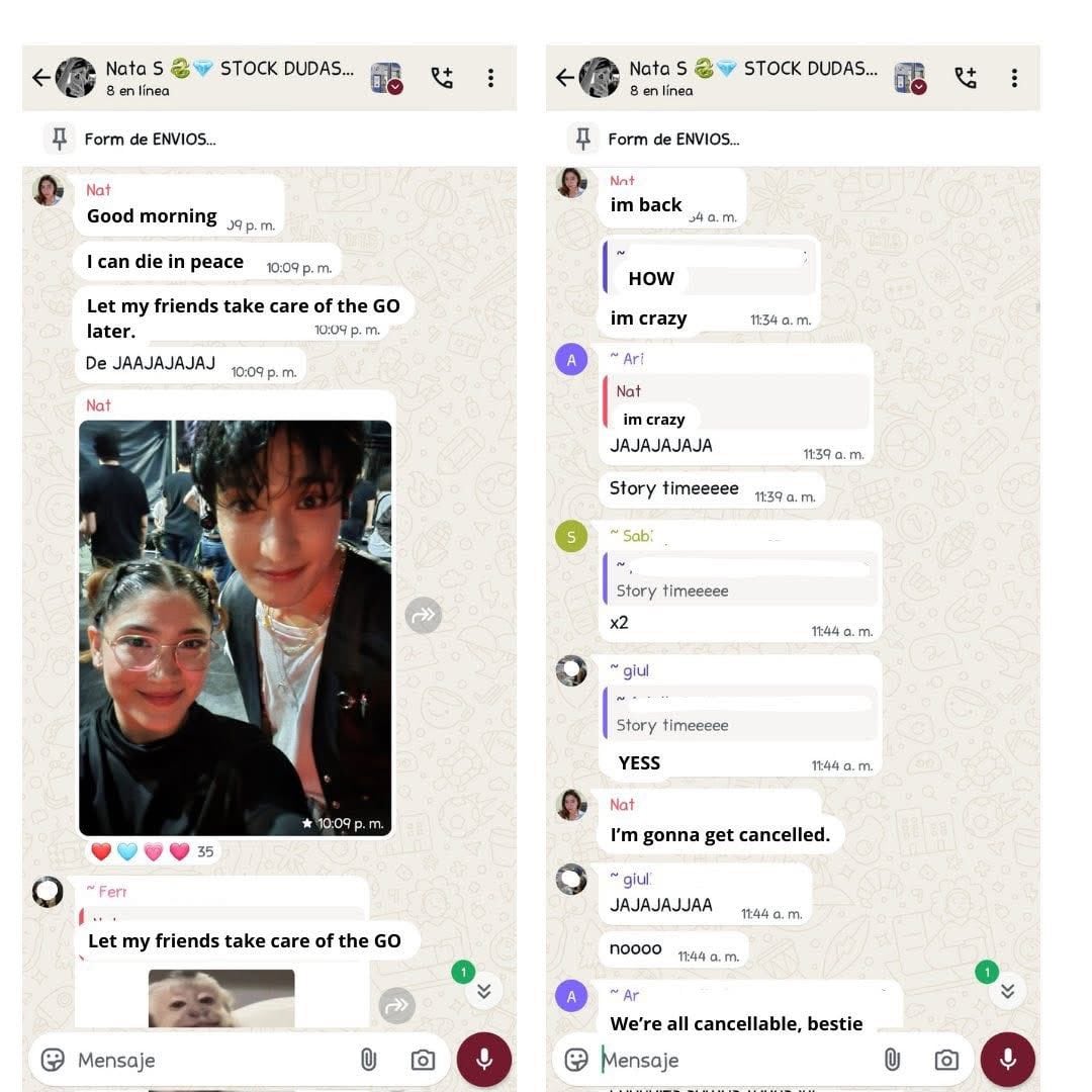 Natalia Saracho, la joven involucrada en el incidente con Seventeen en el Tecate Pa'l Norte 2025