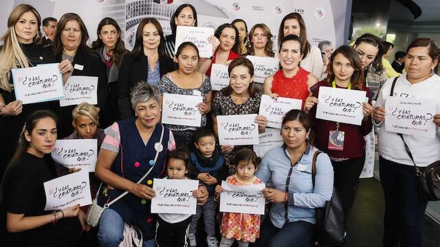 ¿Y las criaturas qué?, campaña impulsada por senadores del PAN