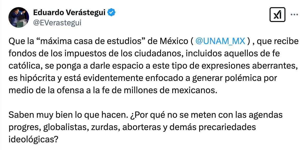Eduardo Verástegui critica "La venida del señor" de Fabián Cháirez