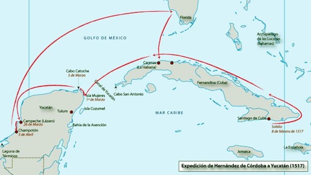 Expedición de Hernández de Córdoba en 1517