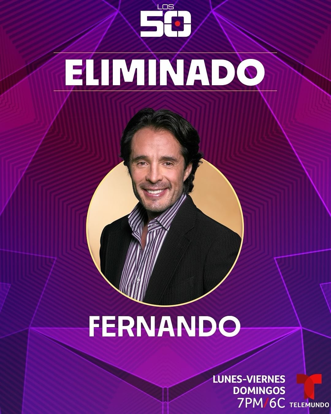 Eliminado de Los 50 de Telemundo