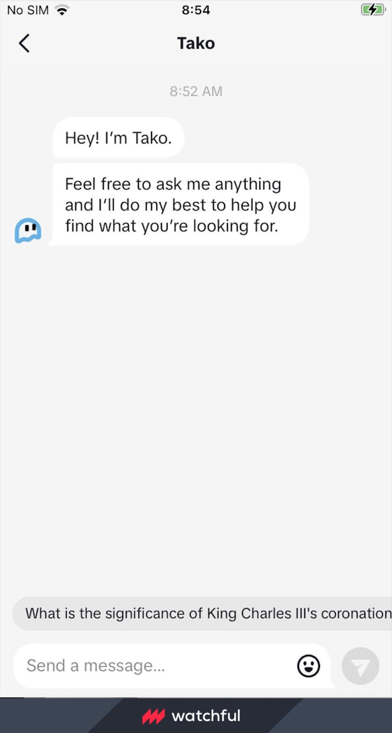 Tako, chatbot de inteligencia artificial de TikTok