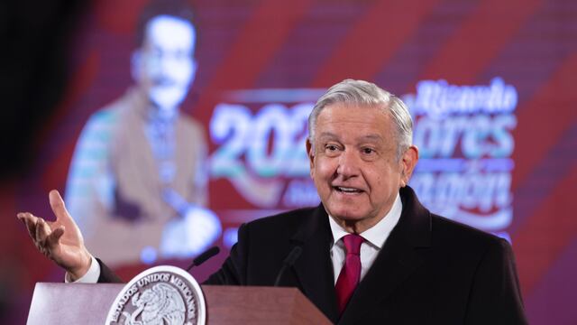 AMLO ronco en la mañanera del 10 de enero de 2022