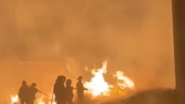 Incendio en Valle de Chalco
