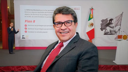 Monreal dice que el Plan B electoral de Sheinbaum será reforma constitucional