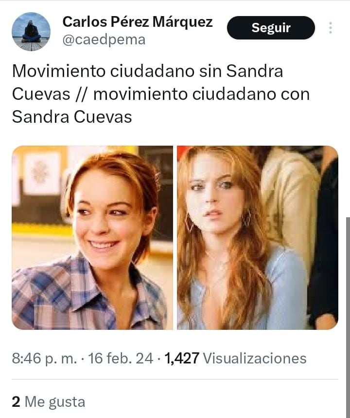 Criticas a Sandra Cuevas