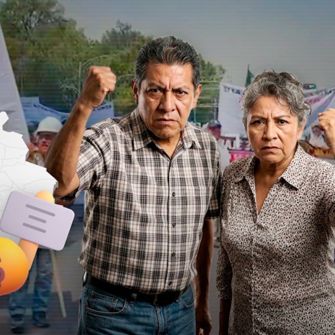 Jubilados marchan al Senado en CDMX contra la reforma de pensiones