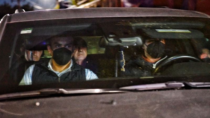 Traslado de Jesús Murillo Karam al Reclusorio Norte