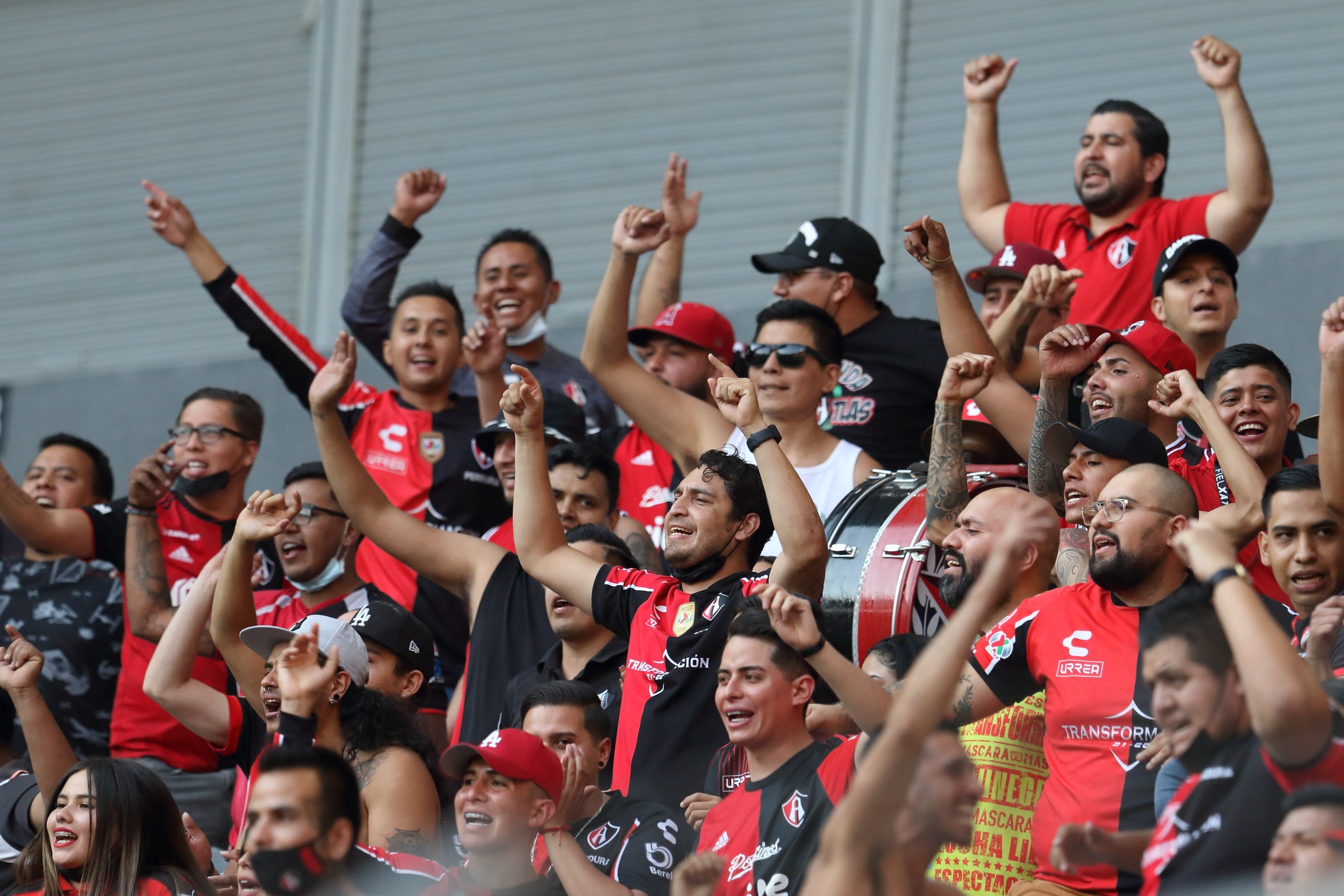 Seguidores del Atlas en el Estadio Jalisco