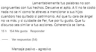 Piden a Anna Ferro regresar el departamento de Fernando del Solar a Ingrid Coronado.