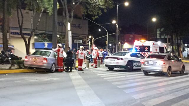 Reportan choque múltiple en la Miguel Hidalgo de la CDMX