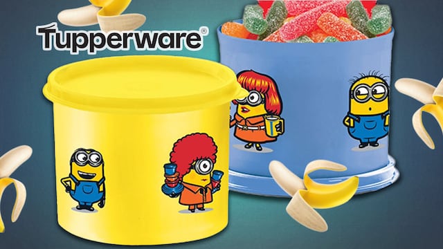 Practibote de los Minions en Tupperware