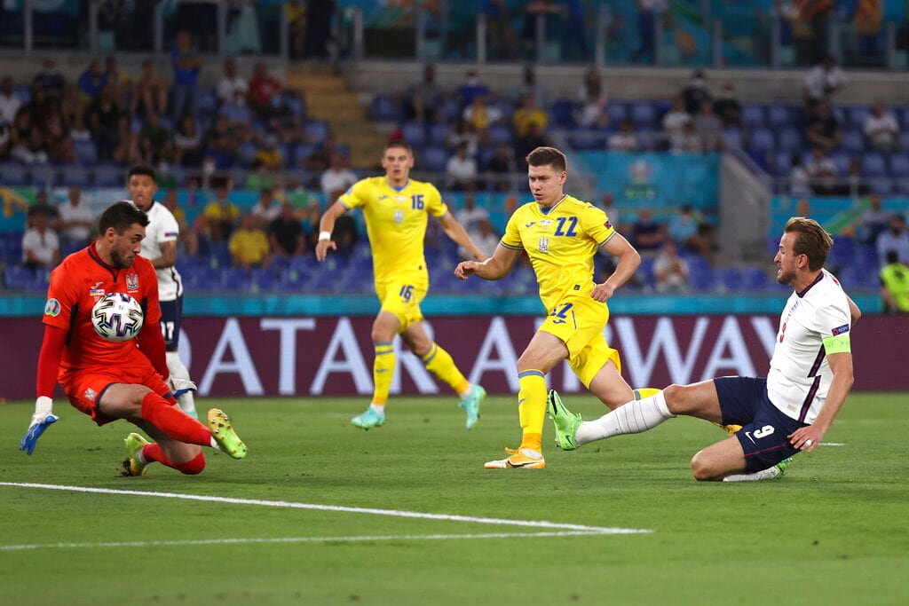 Harry Kane abrió el marcador vs Ucrania