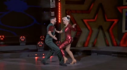Isabel Madow y Roberto Carlo en Las Estrellas Bailan en Hoy