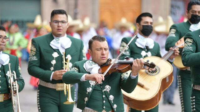 Desfile conmemorativo del 112 aniversario de la Revolución Mexicana en San Luis Potosí