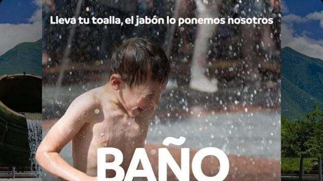 Por crisis de agua, habitantes de Nuevo León convocan “baño masivo” en Paseo Santa Lucía