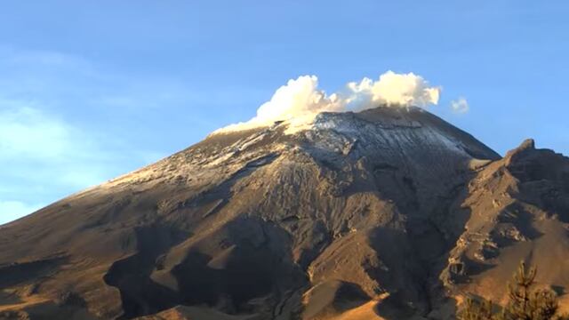 Volcán Popocatépetl el 23 de agosto