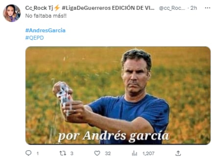 Memes muerte de Andrés García