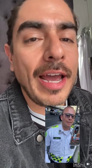 Rey Grupero evidencia a policía de CDMX con quien se peleó.