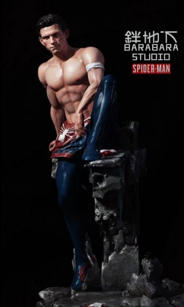 Esta es la nueva figura +18 del Spider-Man de Tom Holland desnudo
