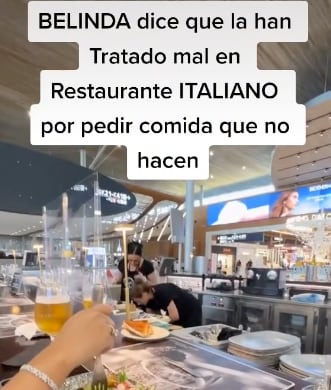 Belinda se queja de empleadas italianas.
