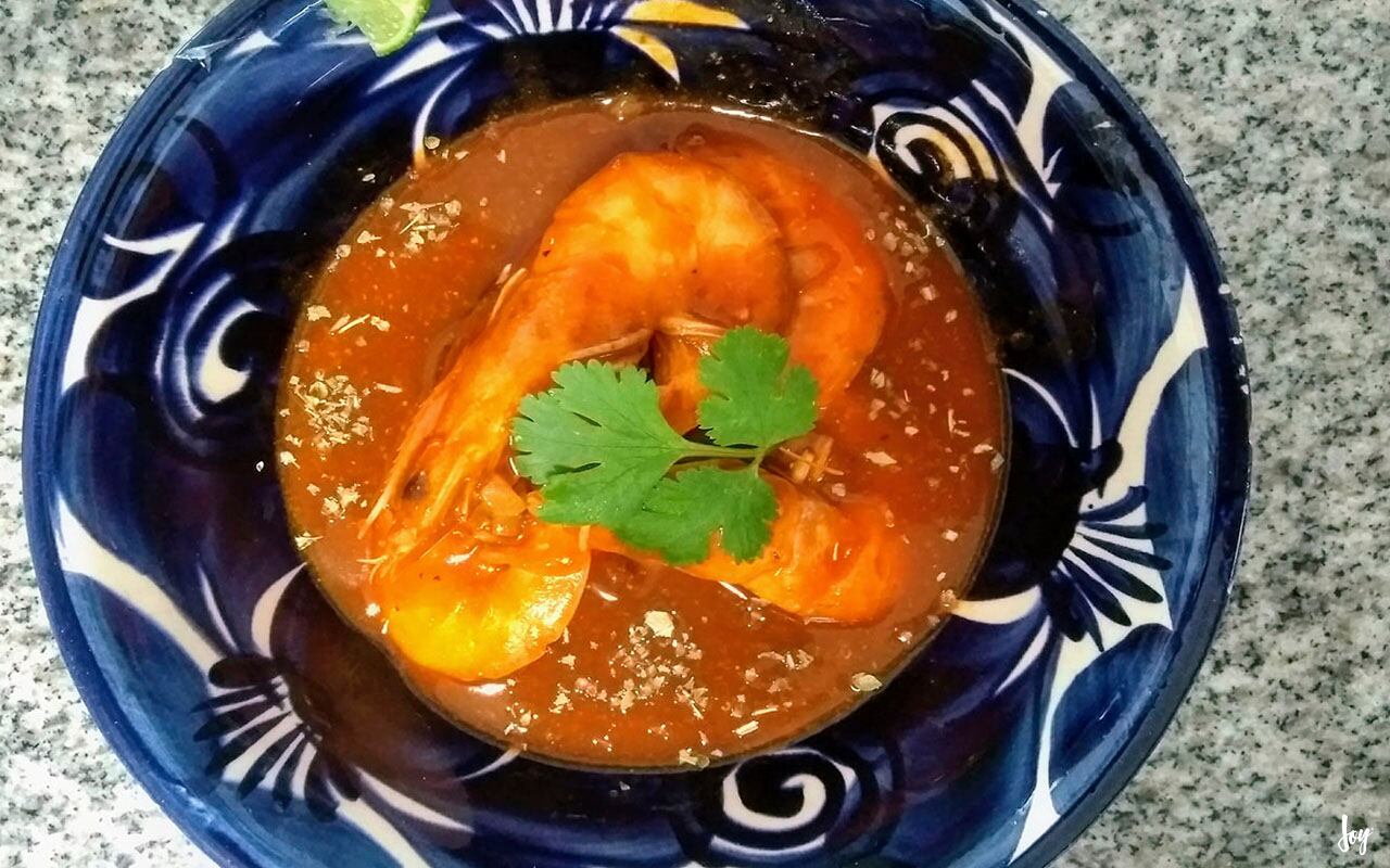 Tlaxtihuilli, sopa de camarones de origen prehispánico