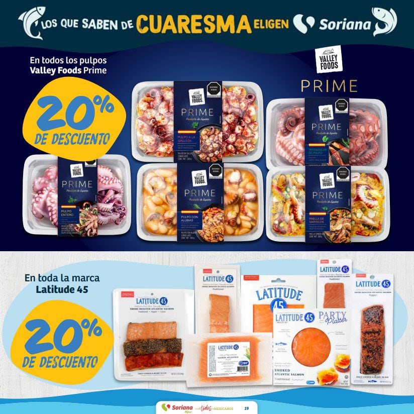 Soriana ofertas Cuaresma hoy al 12 de marzo 2025