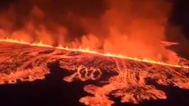 Nueva erupción de volcán en Reykjanes, Islandia