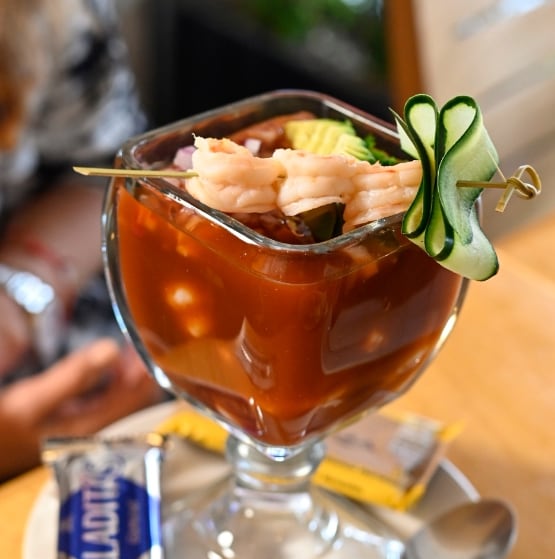 Cóctel de camarón de El Maviri