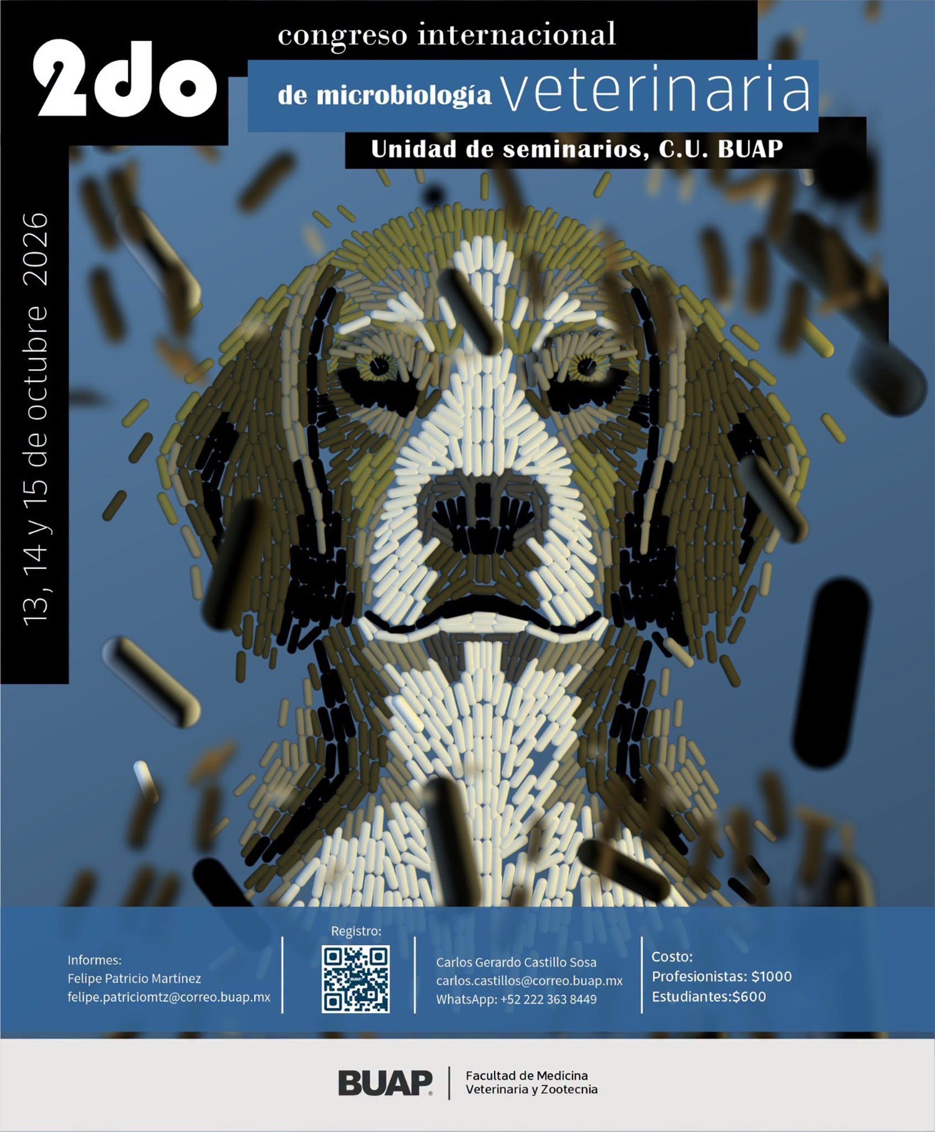 BUAP invita al Segundo Congreso Internacional de Microbiología Veterinaria