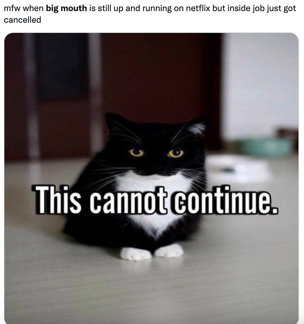 Fans de Inside Job prefieren que Big Mouth sea la serie cancelada