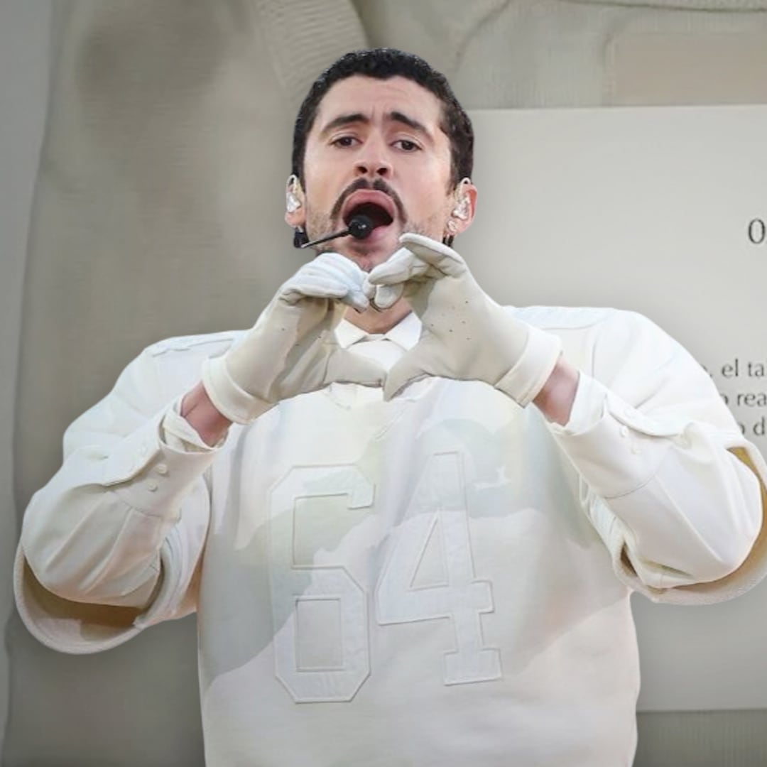 Bad Bunny hace historia con su outfit de Zara en el Super Bowl 2026