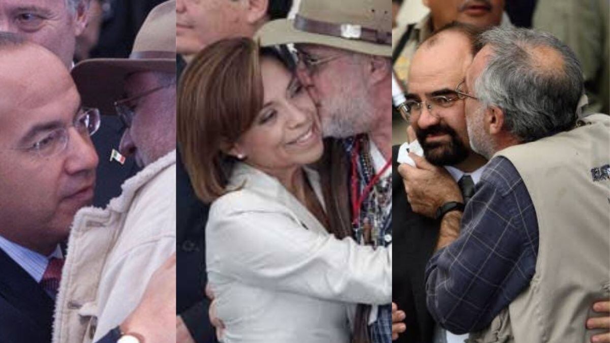 ¿A qué personajes de la política ha besado Javier Sicilia?