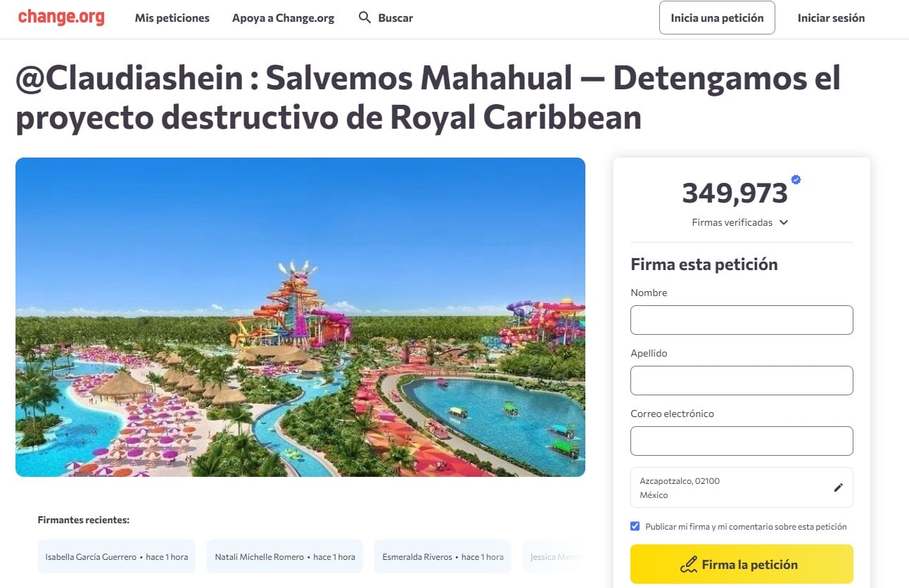 Royal Caribbean planea un nuevo puerto turístico en Mahahual