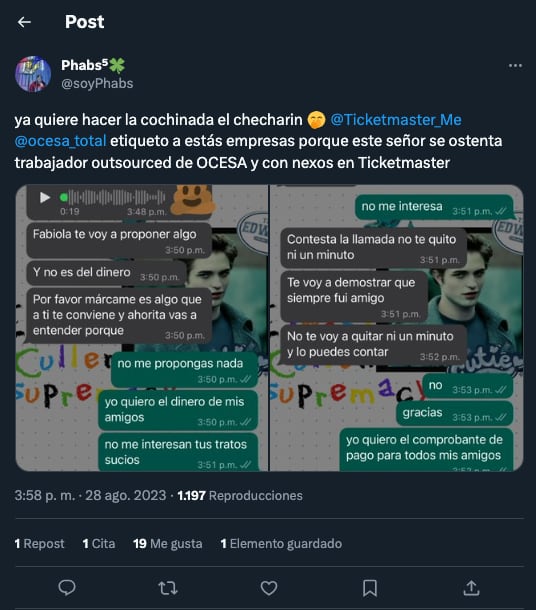 Exponen al estafador de Pablo Chagra y Ricardo Peralta