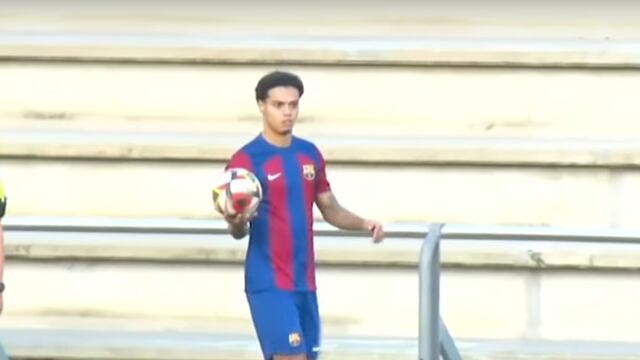 Joao Mendez, hijo de Ronaldinho en el Barcelona
