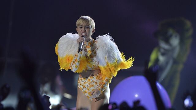 Miley Cyrus, cantante.