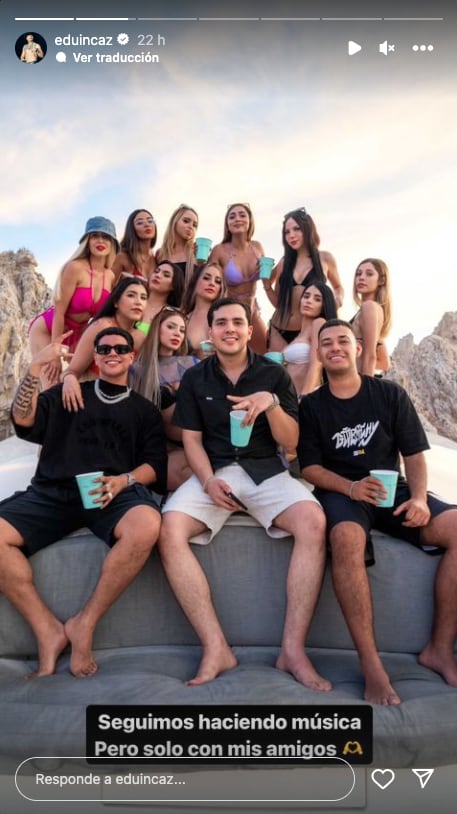 Eduin Caz se encuentra en Cabo San Lucas previo a la llegada del huracán Norma