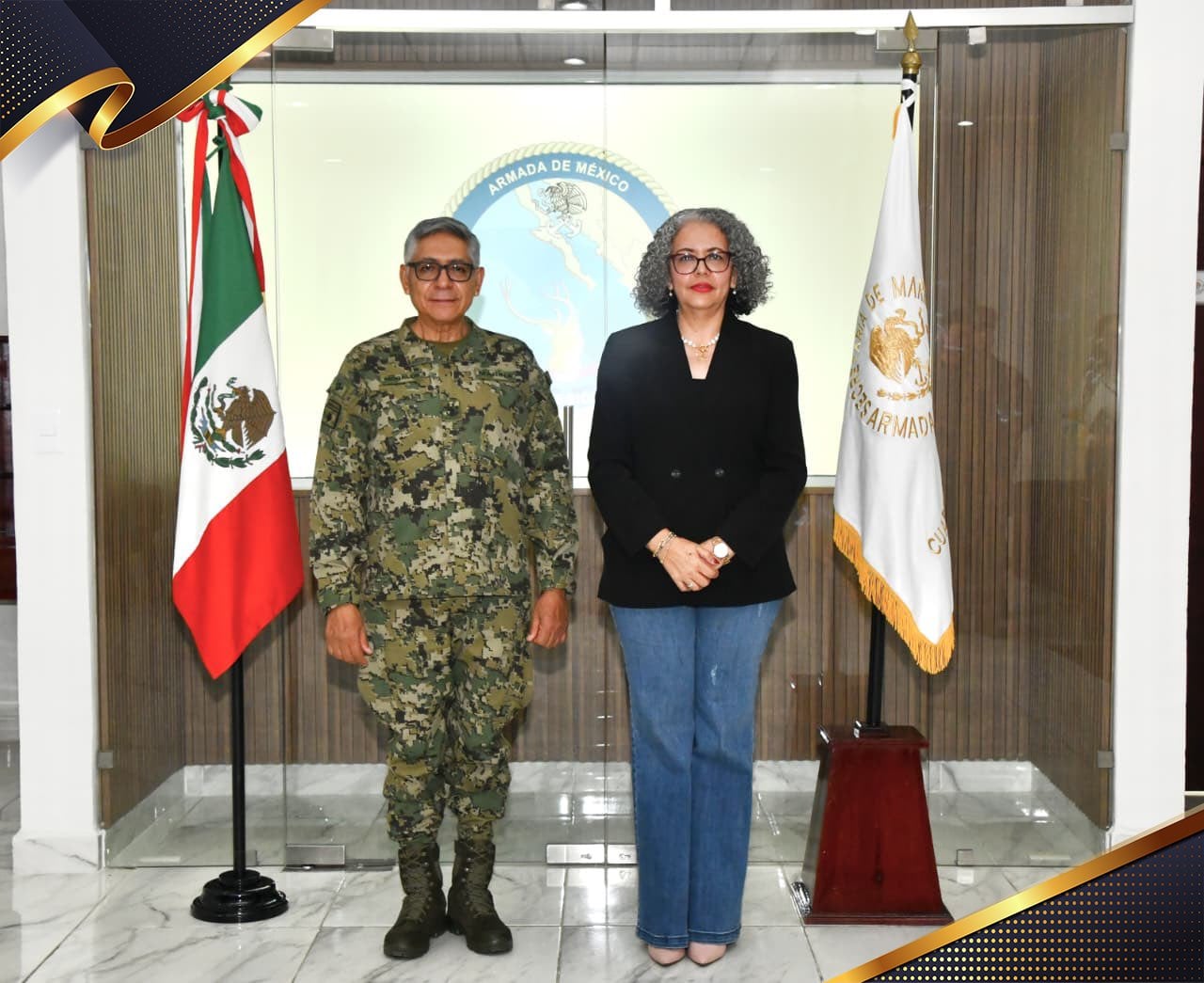 Almirante Raymundo Pedro Morales Ángeles y Graciela Domínguez Nava