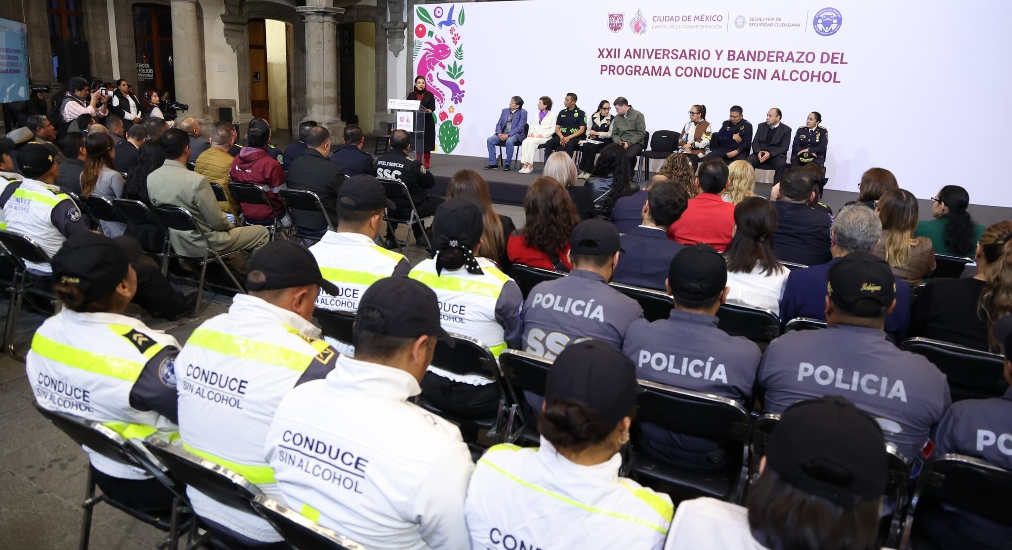 Clara Brugada promueve Conduce sin Alcohol en CDMX durante fiestas decembrinas
