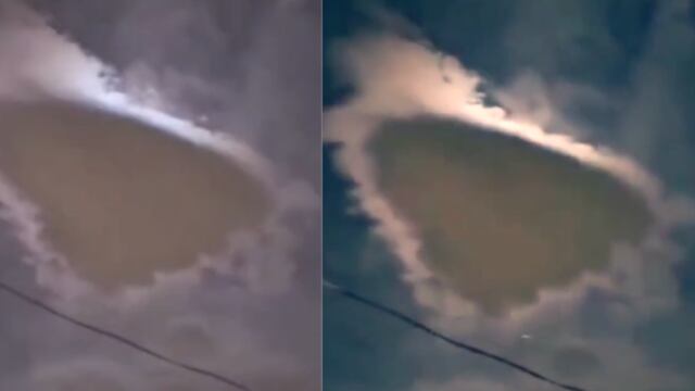 OVNI nube de Jaime Maussan