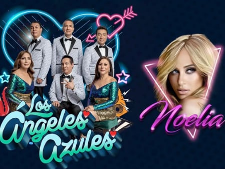 Noelia y Los Ángeles Azules.