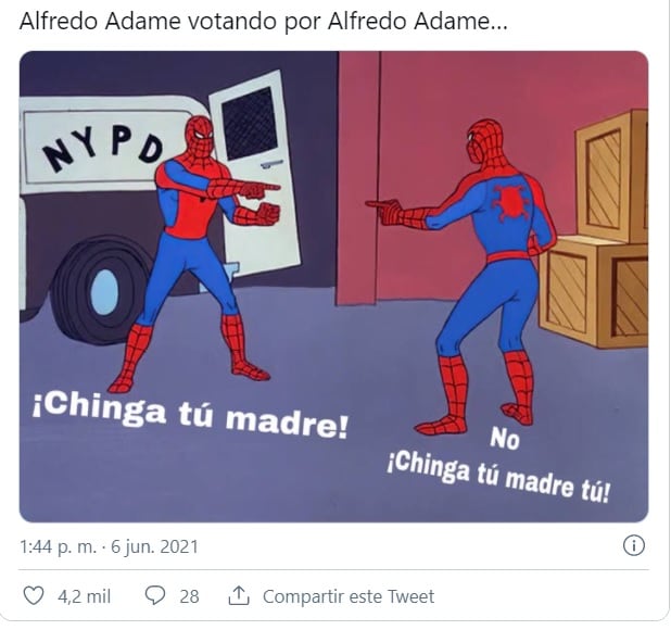 Alfredo Adame provoca memes debido a los poco votos que obtuvo